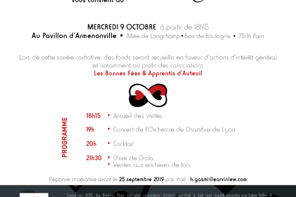 INVITATION - PAR COEUR GALA 2019
